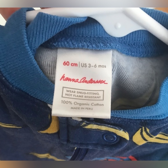 Hanna Andersson (60 cm) size 3-6 months surfing bananas GUC for some fade - Picture 2 of 4